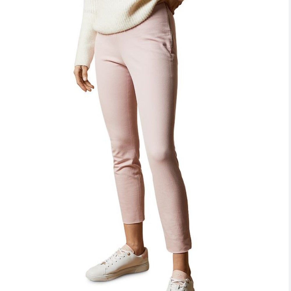 Ted Baker Cemelia Skinny Leg Dress Pant in Dusty Pink 6